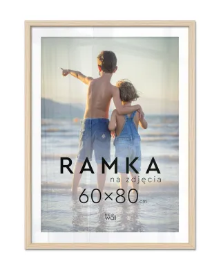 Ramka na zdjęcia 60x80 cm Buk