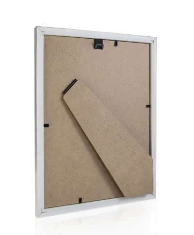 Ramka na zdjęcia 18x24 cm z podpórką Srebrna