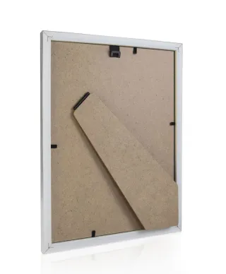 Ramka na zdjęcia 18x24 cm z podpórką Srebrna