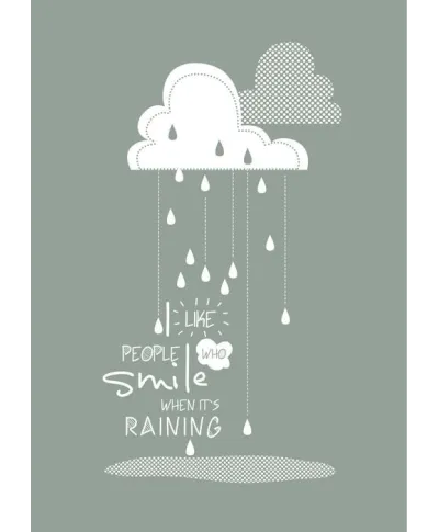 Raining - plakat