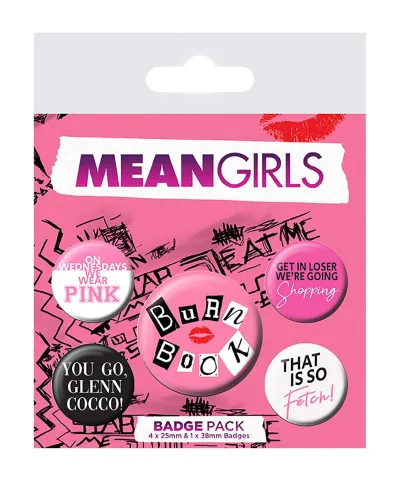 Mean Girls Burn Book - przypinki