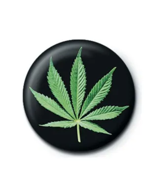 Cannabis Leaf - przypinka