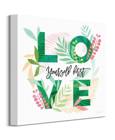 Love Yourself First - obraz na płótnie