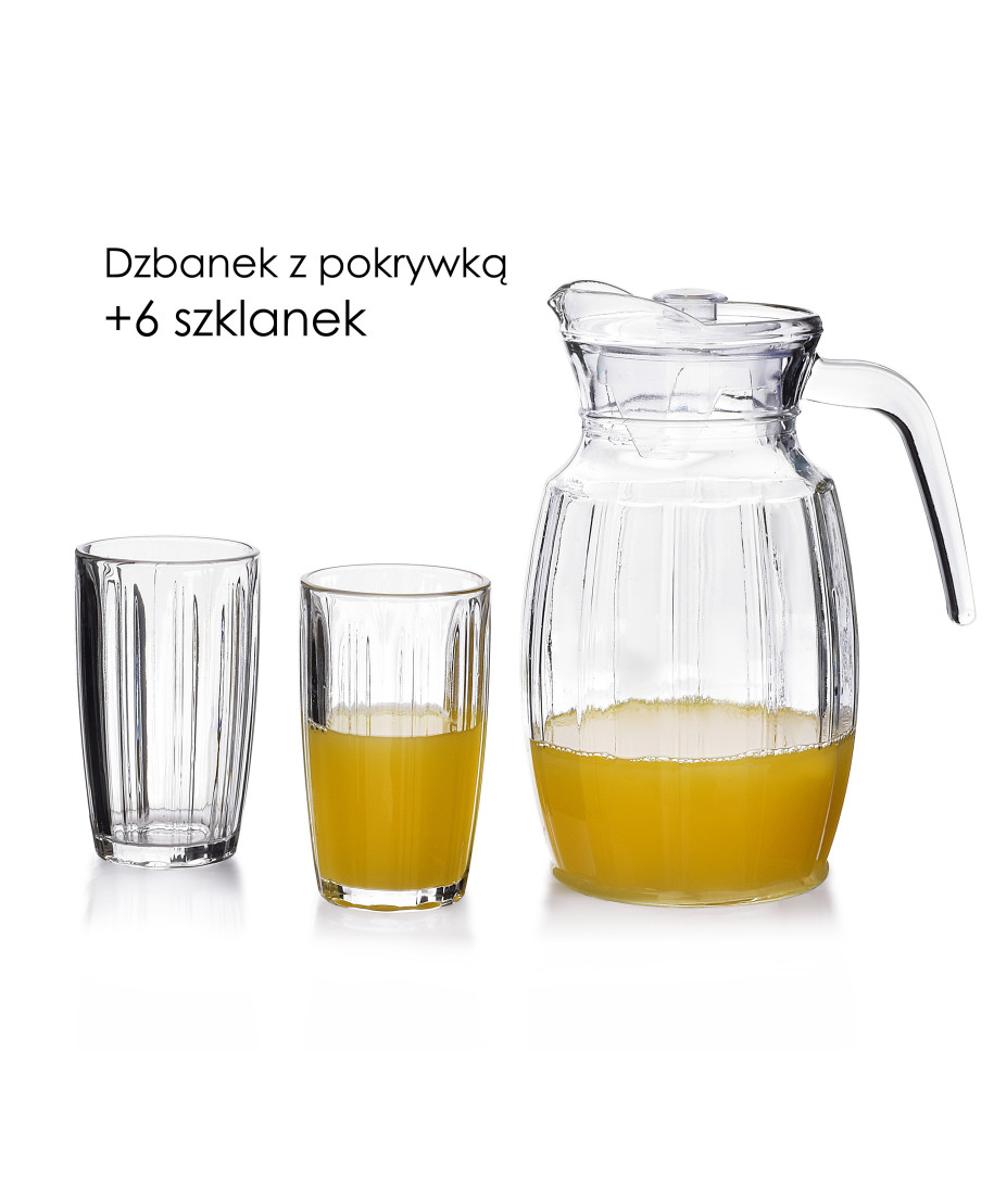 SOFIA Komplet dzbanek i 6 szklanek      2L, 6x310ml