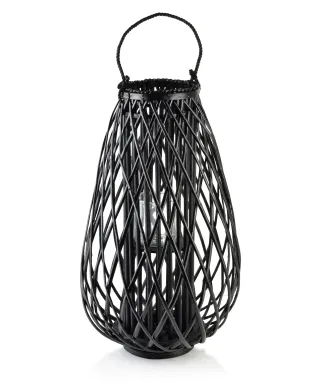 LUCIE BLACK Lampion 20x42xh70cm