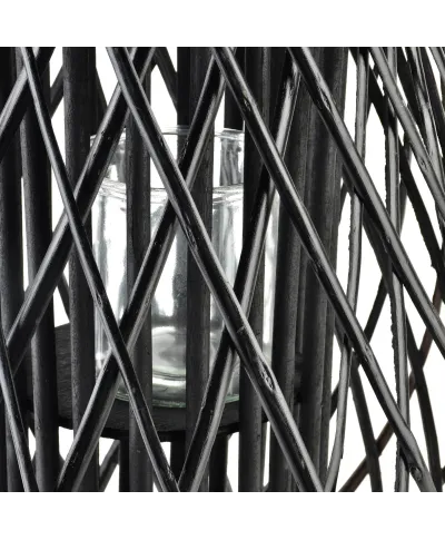 LUCIE BLACK Lampion 20x42xh70cm