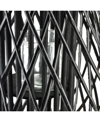 LUCIE BLACK Lampion 20x42xh70cm