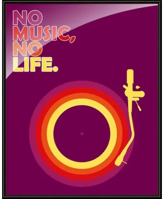 Music - plakat