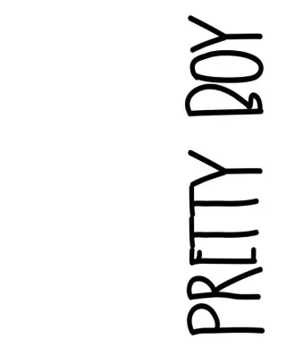 Pretty boy - plakat