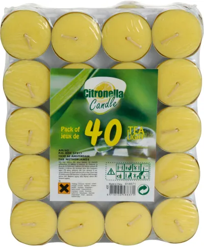 TEALIGHTY 40 SZT CITRONELLA