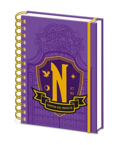 Wednesday Nevermore Shield - notes A5