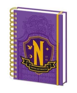 Wednesday Nevermore Shield - notes A5