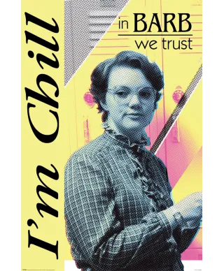 Stranger Things, In Barb We Trust - plakat