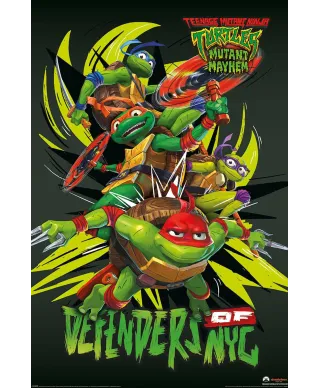 Teenage Mutant Ninja Turtles Mutant Mayhem Defenders - plakat