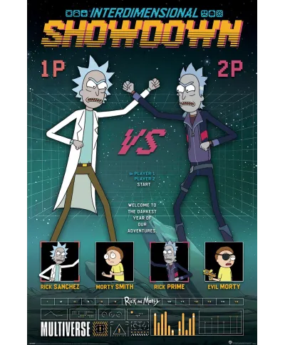 Rick And Morty Showdown - plakat