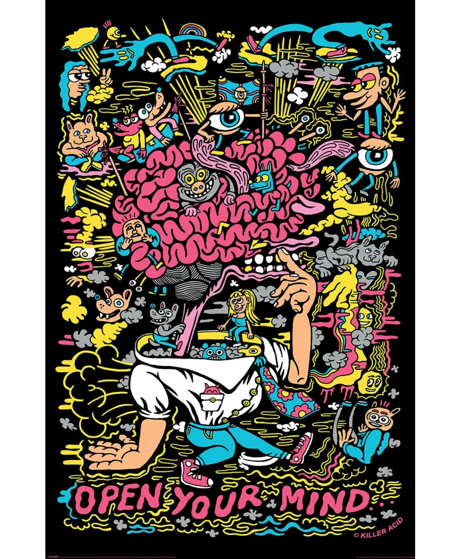 Killer Acid Open Your Mind - plakat