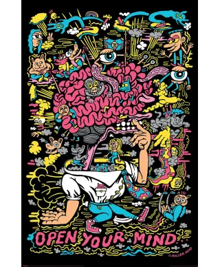 Killer Acid Open Your Mind - plakat