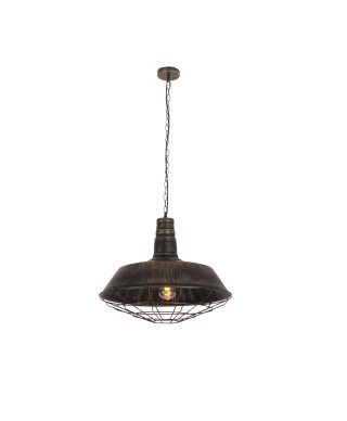 LAMPA WISZĄCA INDUSTRIALNA LOFT STARE ZŁOTO ARIGIO D35