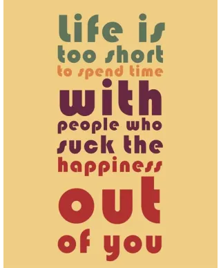 Life is too short - plakat