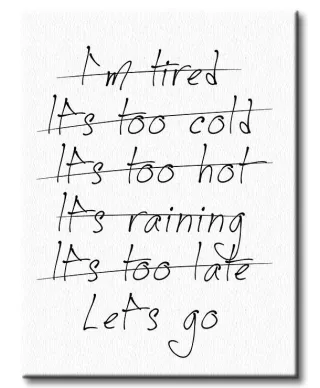 Lets go - obraz na płótnie