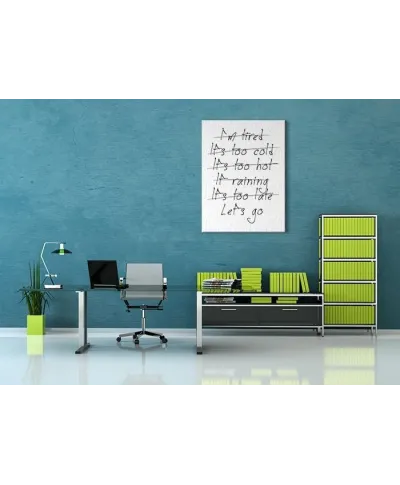 Lets go - obraz na płótnie