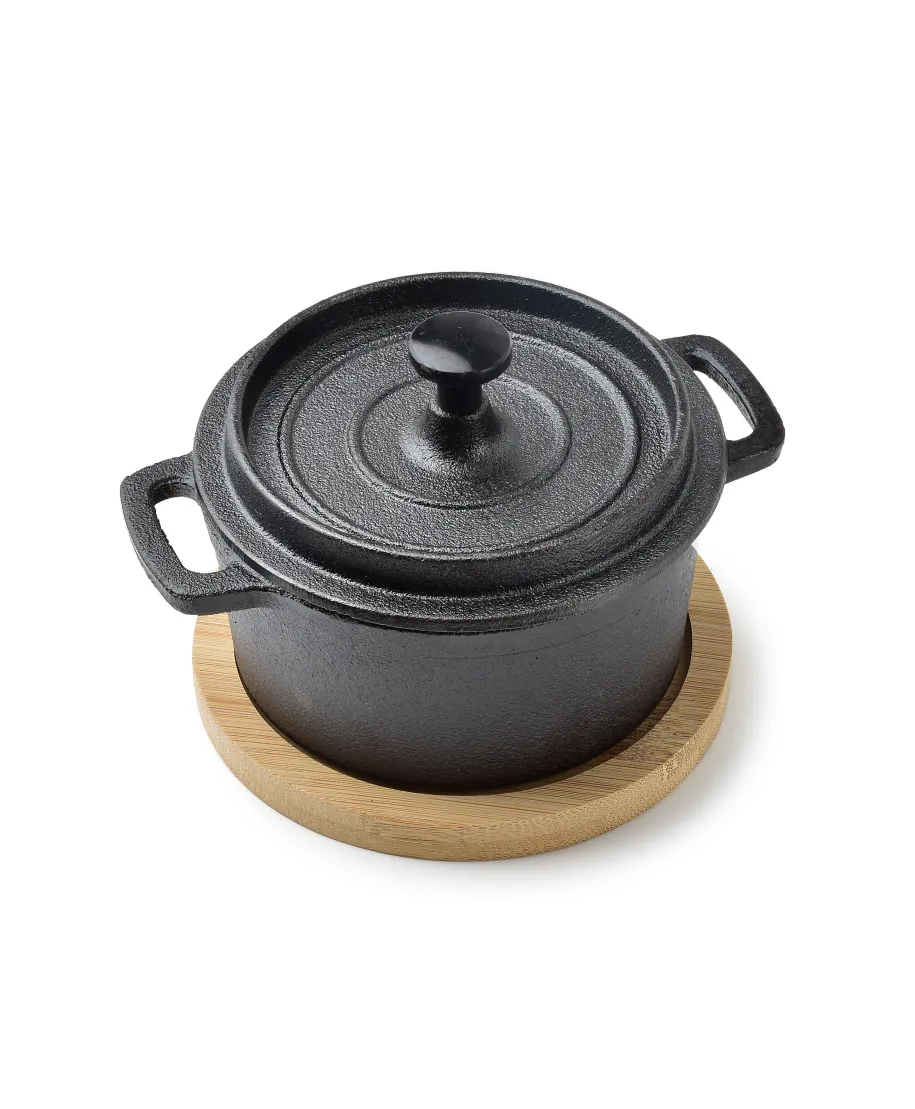 LUXE Naczynie żeliwne mini 14x11xh10cm