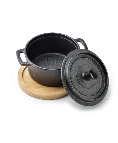 LUXE Naczynie żeliwne mini 14x11xh10cm