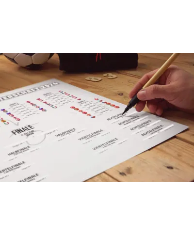 Tabela Rozgrywek Euro 2024 - plakat w wersji niemieckiej