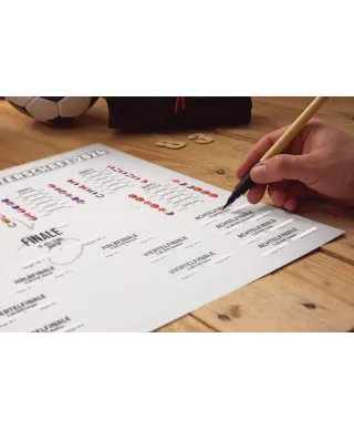 Tabela Rozgrywek Euro 2024 - plakat w wersji niemieckiej