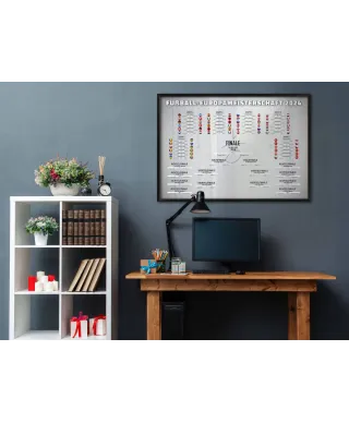 Tabela Euro 2024 - plakat w wersji niemieckiej