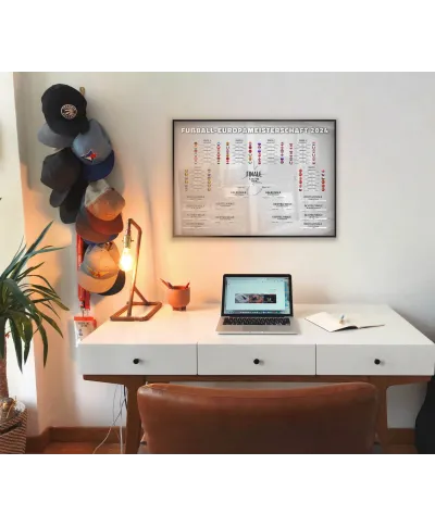 Tabela Euro 2024 - plakat w wersji niemieckiej