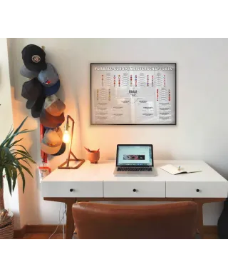 Tabela Euro 2024 - plakat w wersji niemieckiej