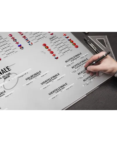 Tabela Euro 2024 - plakat w wersji niemieckiej