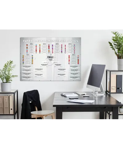 Tabela Rozgrywek Euro 2024 - plakat w wersji niemieckiej