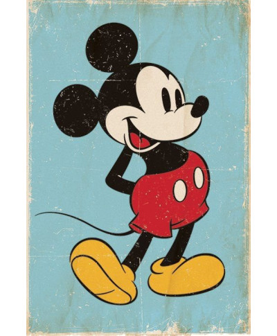 Mickey Mouse (Retro) - plakat