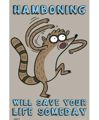 Regular Show Hamboning - plakat