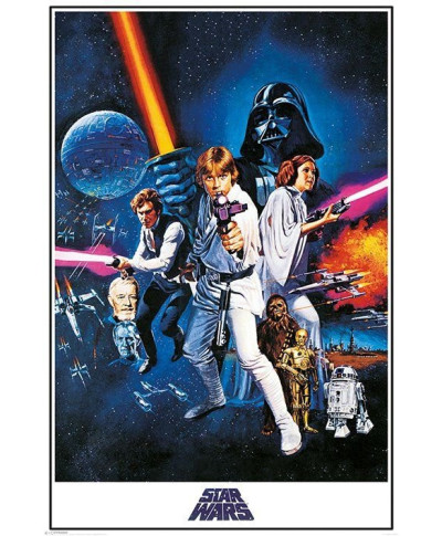 Star Wars Gwiezdne Wojny - Nowa Nadzieja - plakat