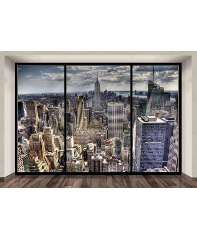 Fototapeta na ścianę - New York, sleepless (window) - 366x254 cm