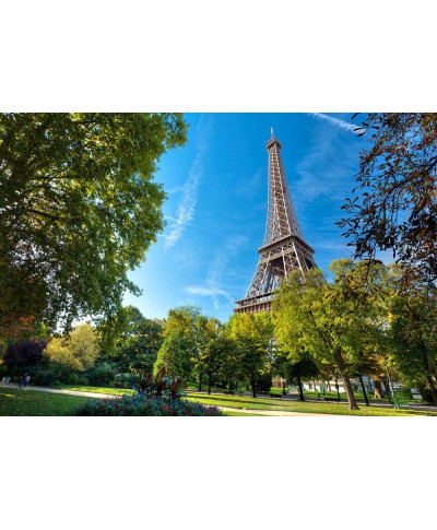 Fototapeta na ścianę - Paryż  Wieża Eiffla - 366x254 cm - KLEJ GRATIS!