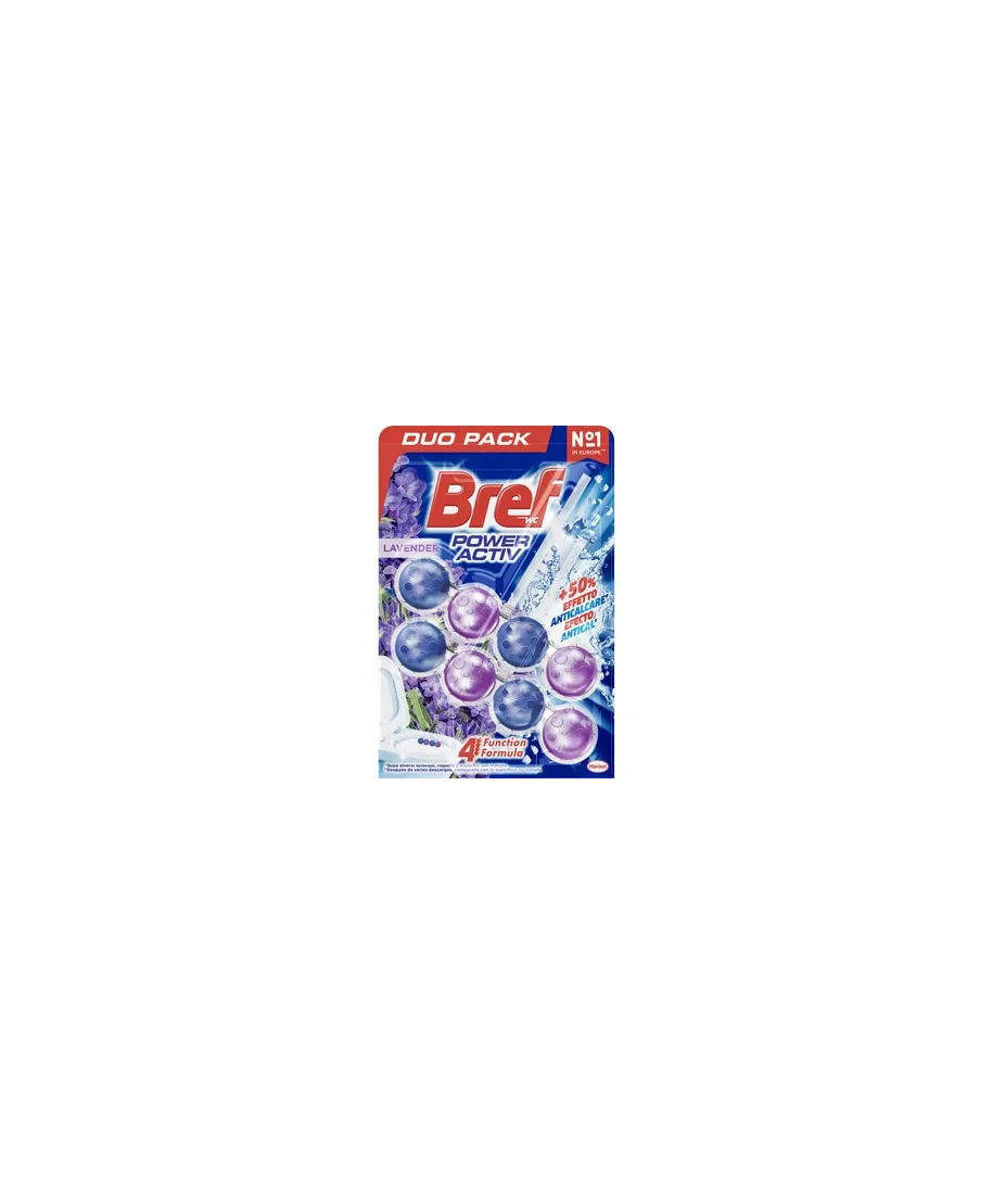 BREF WC Zawieszka 2x50g POWER ACTIV Lavender