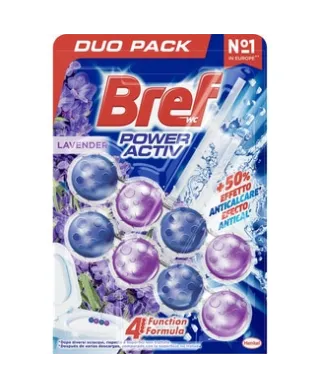 BREF WC Zawieszka 2x50g POWER ACTIV      Lavender