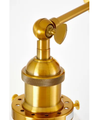 LAMPA ŚCIENNA KINKIET LOFTOWY MOSIĘŻNY FABI