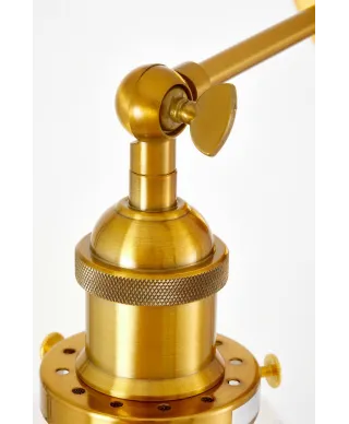 LAMPA ŚCIENNA KINKIET MOSIĘŻNY LOFT NAVARRO