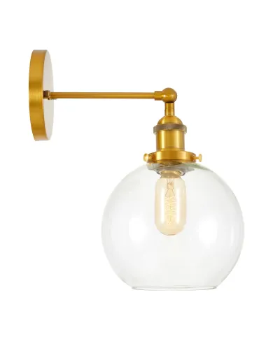 LAMPA ŚCIENNA KINKIET MOSIĘŻNY LOFT NAVARRO