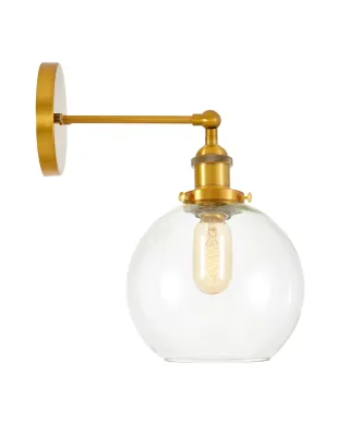 LAMPA ŚCIENNA KINKIET MOSIĘŻNY LOFT NAVARRO