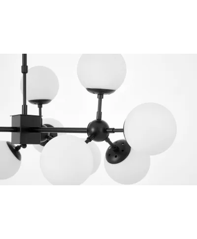 NOWOCZESNA LAMPA WISZĄCA CZARNO-BIAŁA ZODIAK W12