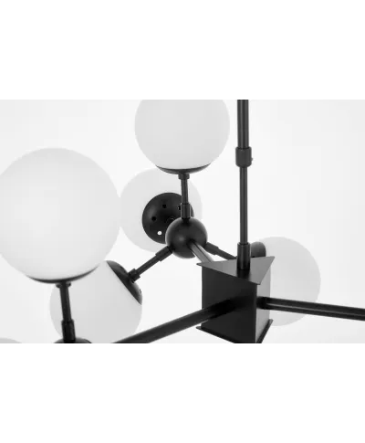 NOWOCZESNA LAMPA WISZĄCA CZARNO-BIAŁA ZODIAK W12