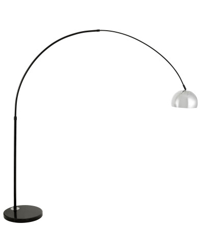 LAMPA STOJĄCA PODŁOGOWA CZARNO-CHROMOWANA AZURRO C1