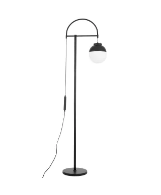 LAMPA STOJĄCA PODŁOGOWA CZARNA BERTINI