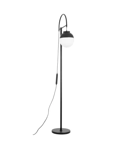 LAMPA STOJĄCA PODŁOGOWA CZARNA BERTINI